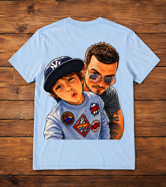 Custom Caricature Short Sleeve T Shirt