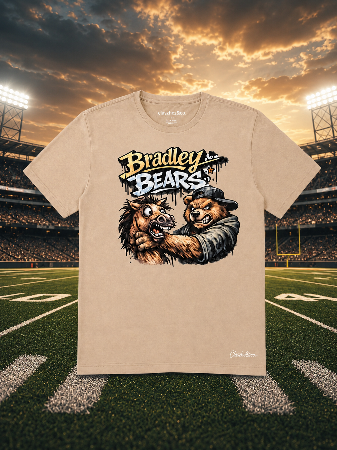 Short Sleeve T Shirt Bradley Bears We Will Not Lose