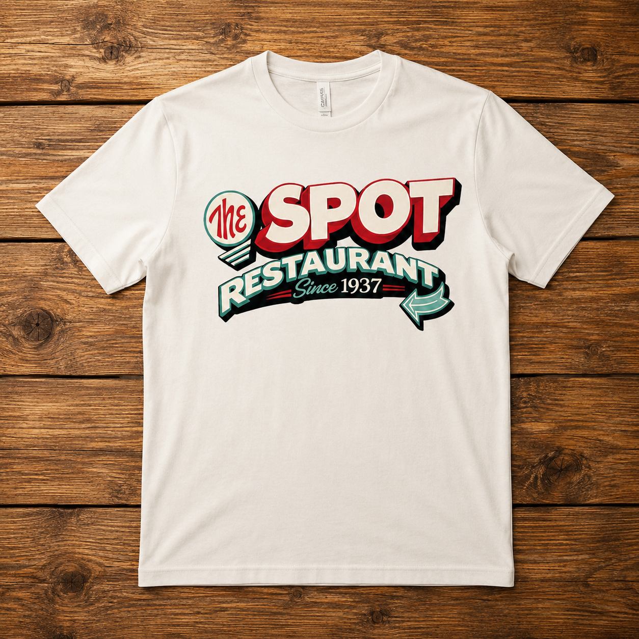 Retro Short Sleeve T Shirt The Spot